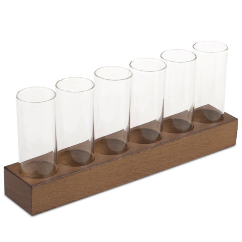 6 Column Glasses with Base