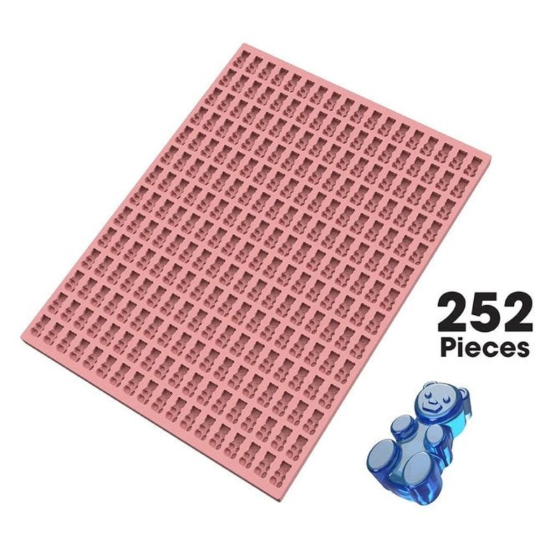 Bear Shape Silicone Mold with 252 forms at 1.5mL