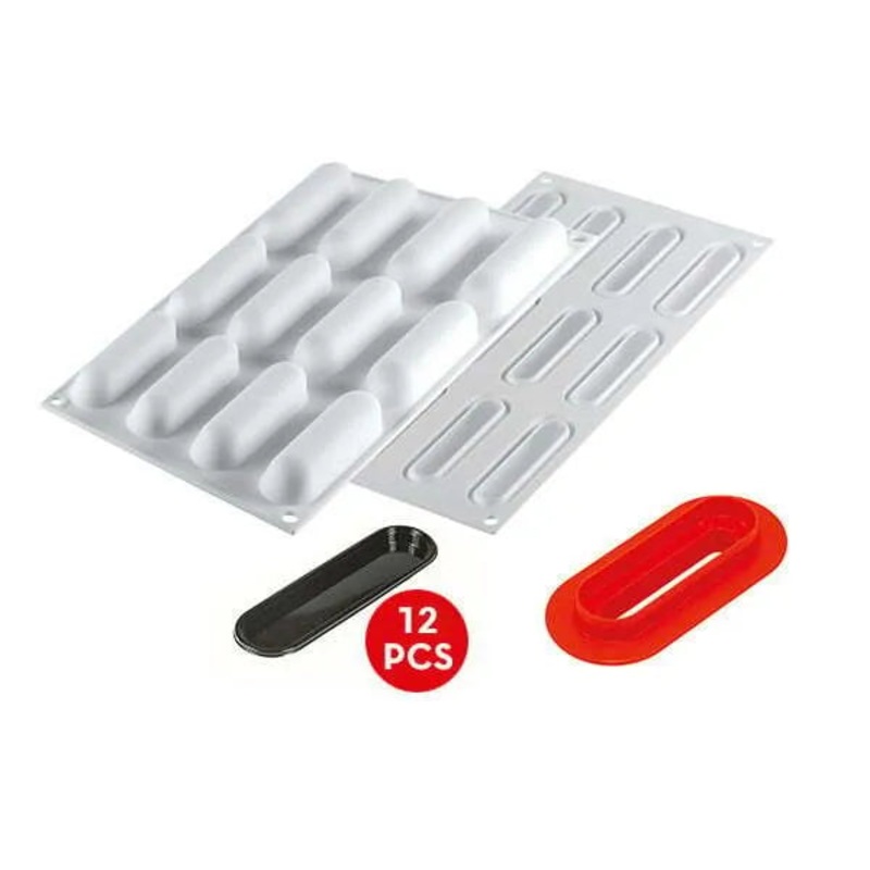 Fingers 30 Silicone Mold with Cutter – 12 indents