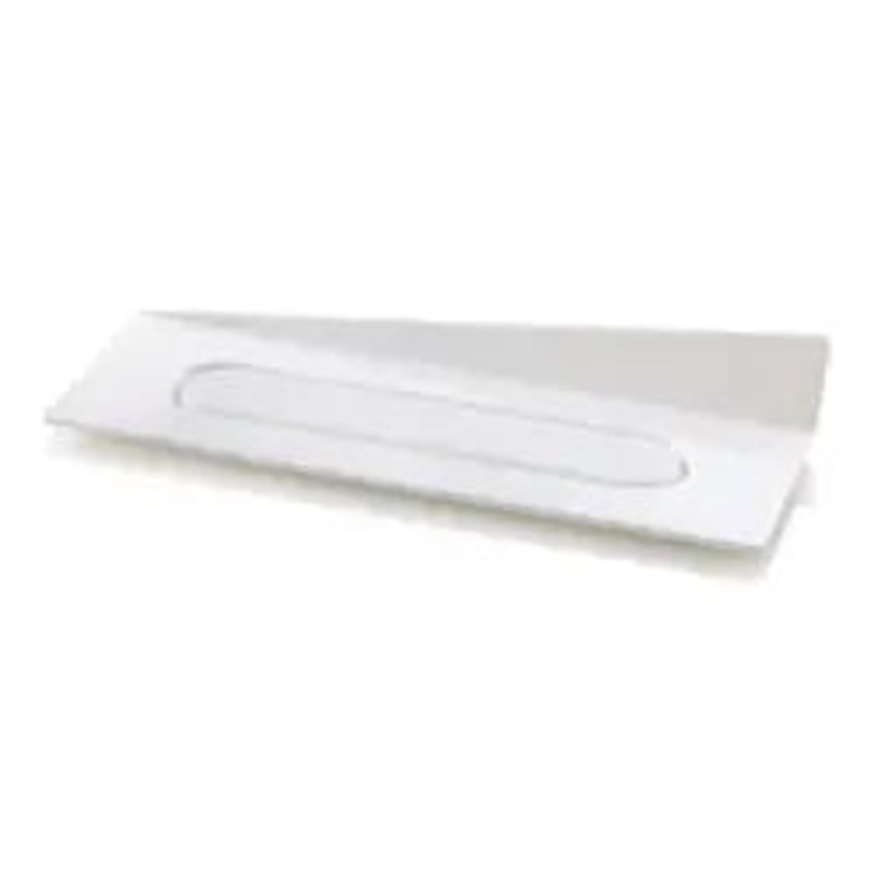 Single Serve Tray Rectangular White