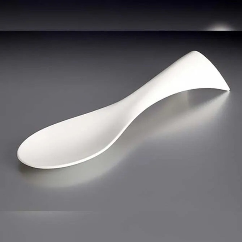 Tast Compostable Bio-Plastic Tasting Spoon – White