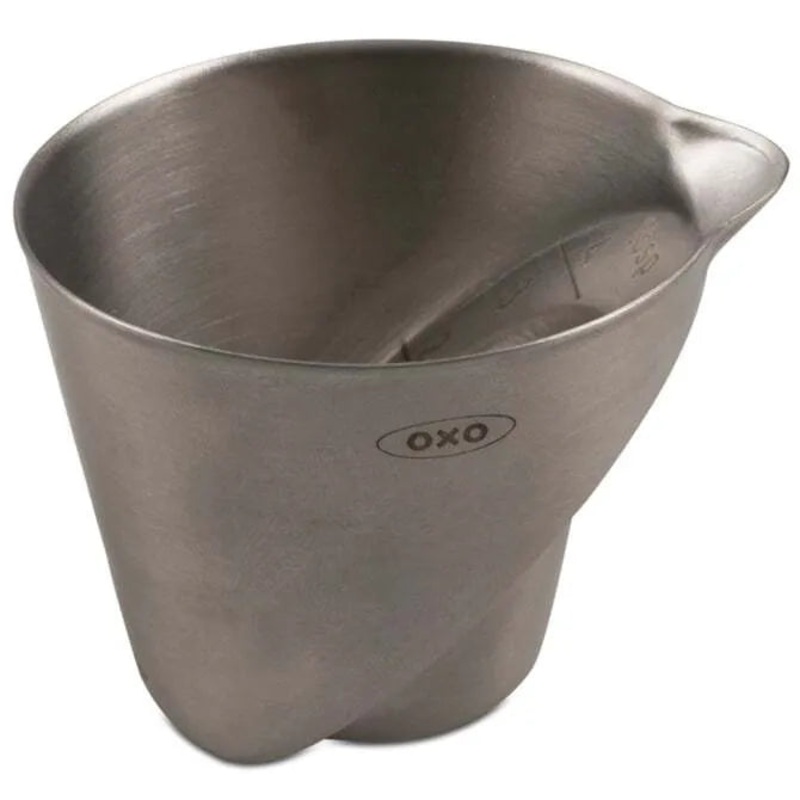 Oxo Angled Measuring Cup – Stainless Steel – 2 oz