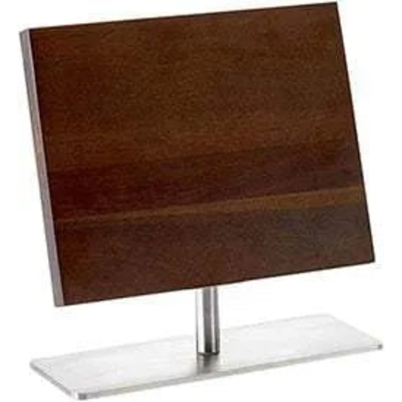 Magnetic Knife Board on Stand – Acacia Wood and Stainless Steel