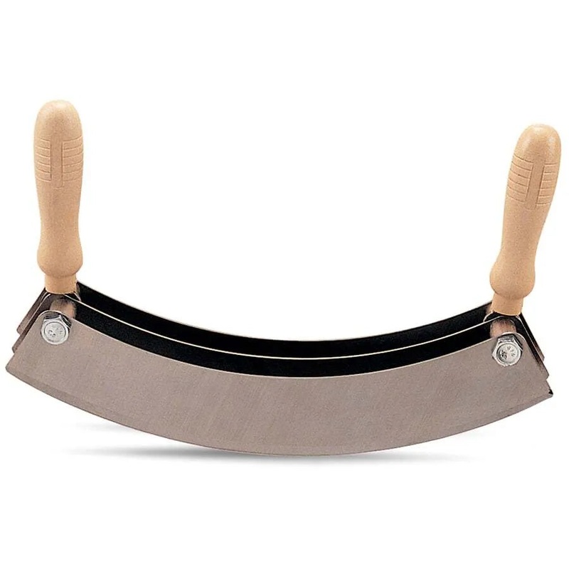 Mezzaluna Chopper-3 Blade -12 inch Stainless Steel