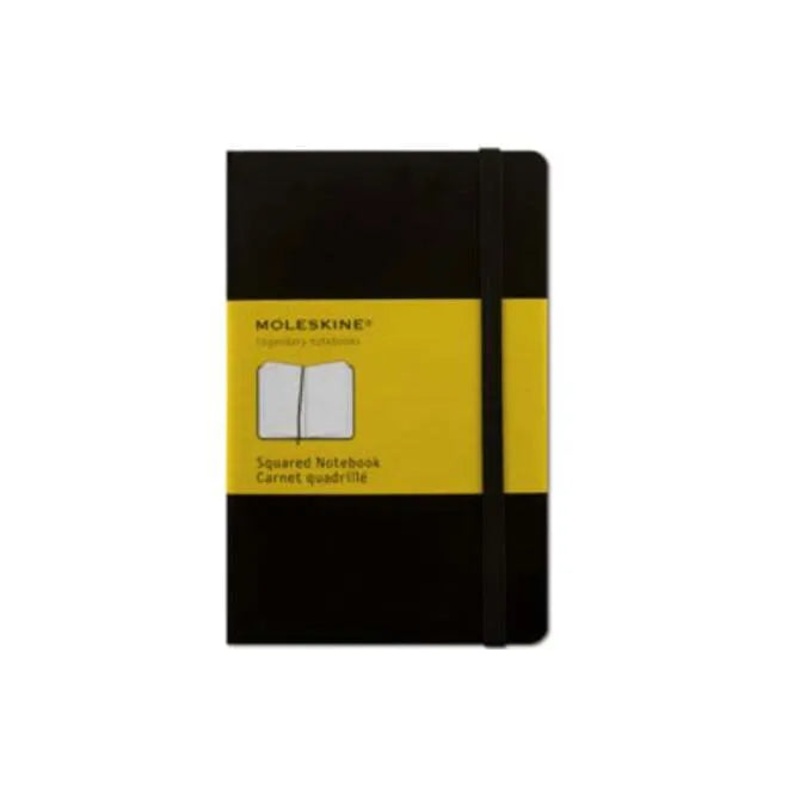 Moleskine Squared Pocket Notebook – Black