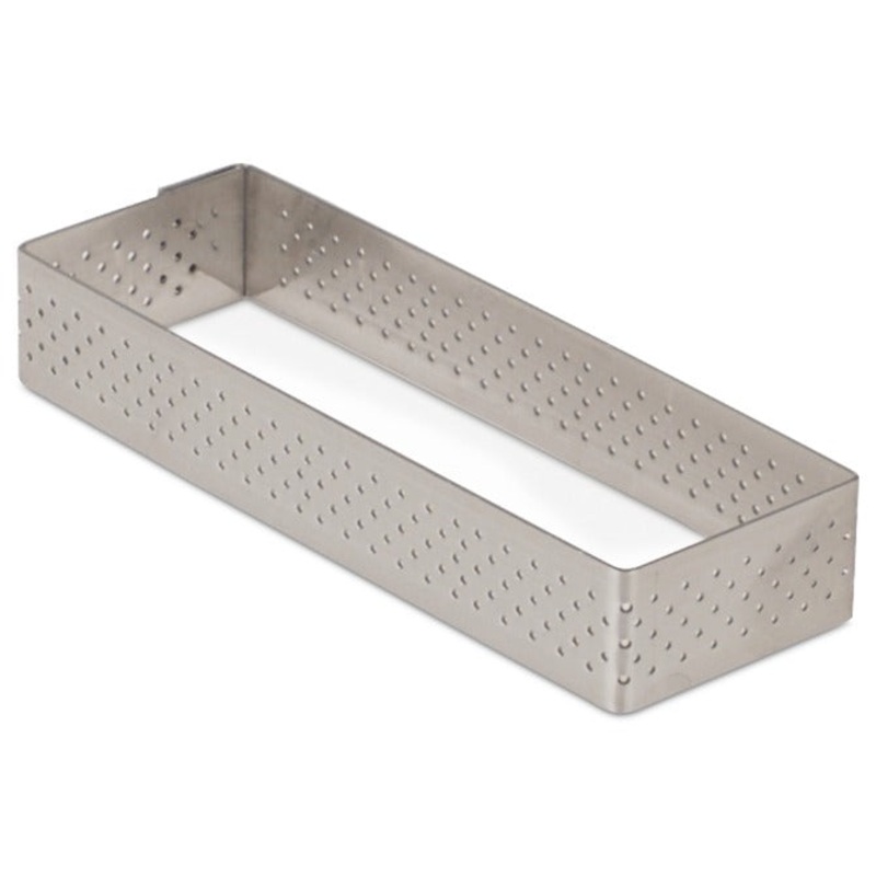 Valrhona Perforated Rectangle Tart Ring – .78 Height