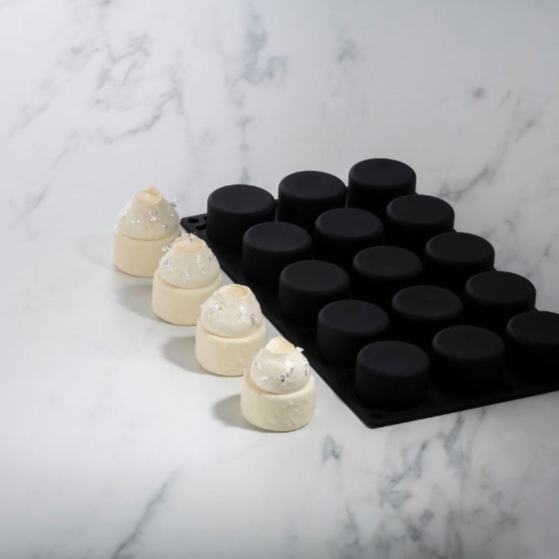 Cylinder 40 Silicone Mold – 15 Forms