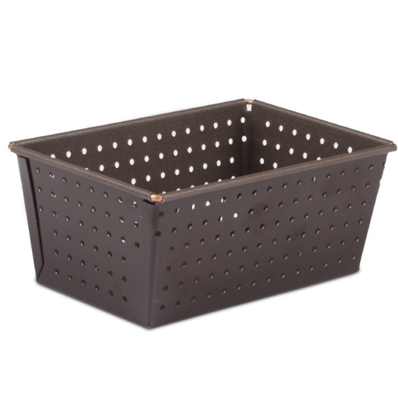 Perforated Nonstick Bread Pan|6.3″ Length x 2.80″ Height|10.6″ Length x 3.25″ Height