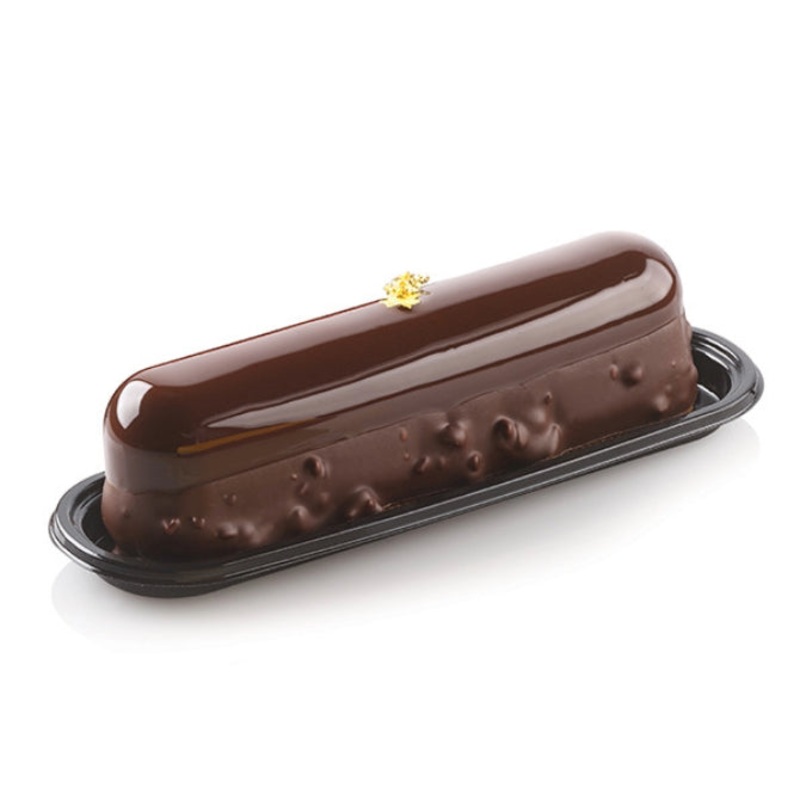 L Eclair 120 Silicone Mold with Cutter – 8 indents