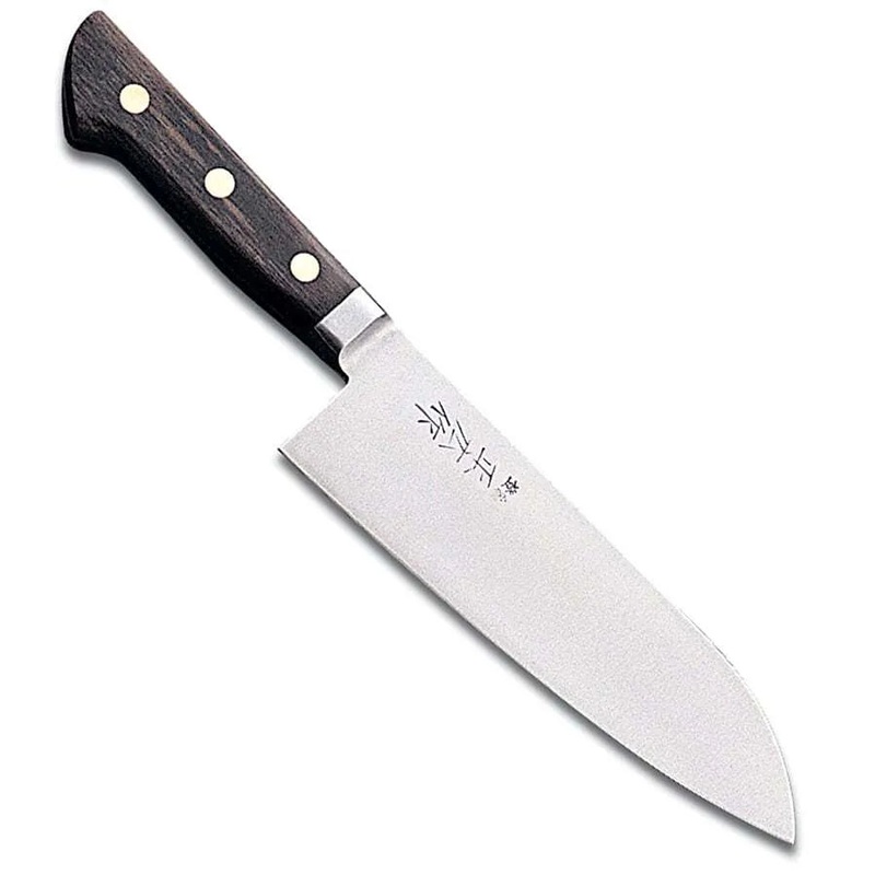 Masahiro Carbon Steel Santoku Knife