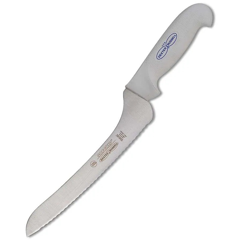 Offset Serrated Knife 9 Inch|White Handle|Black Handle