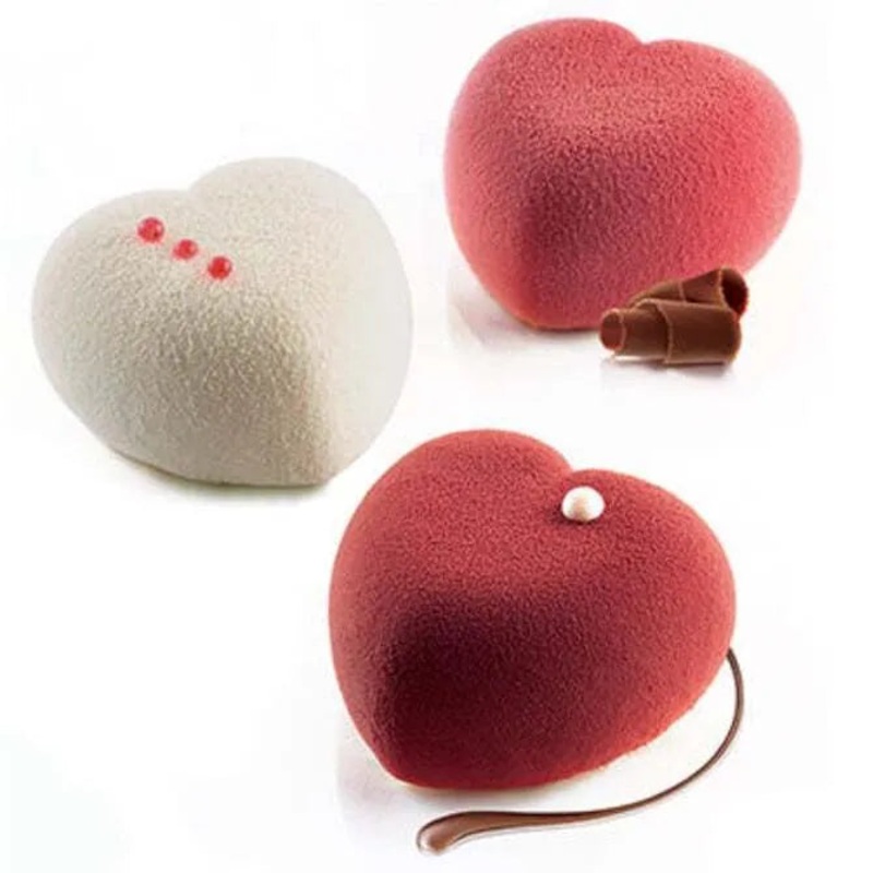 Amorini 100 Silicone Heart Mold with Cutter – 8 Forms