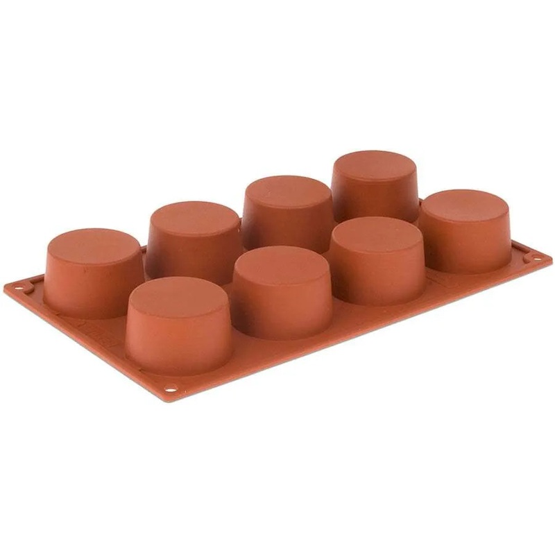 Orange Non-Stick-8 Cylinders