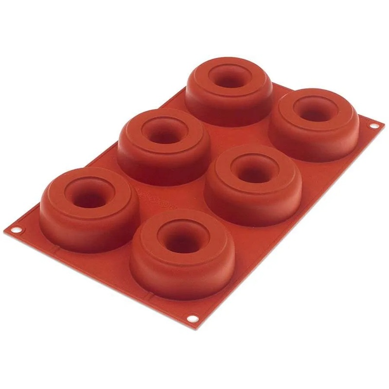 Orange Non Stick Donut – 6 Forms