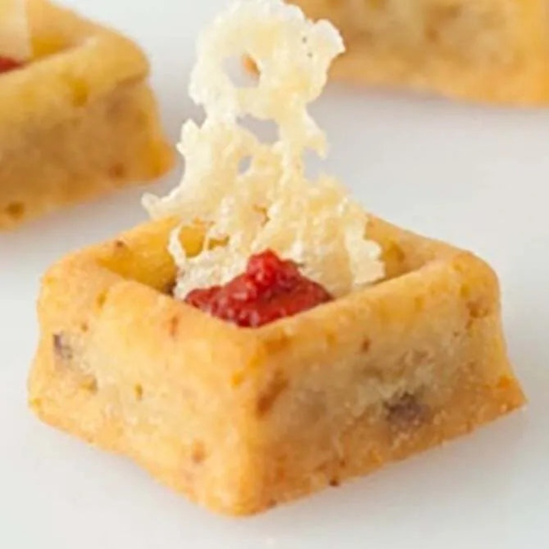 Orange Non Stick Mini Square Savarin – 28 Forms