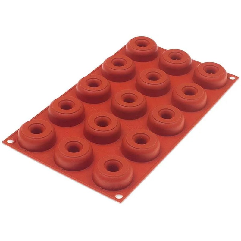 Orange Non Stick Small Donut – 15 Forms