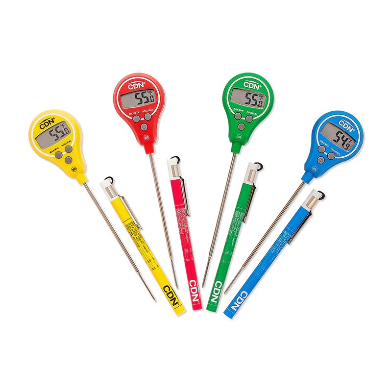 Lollipop Thermometer NSF|Blue|Green|Red|Yellow