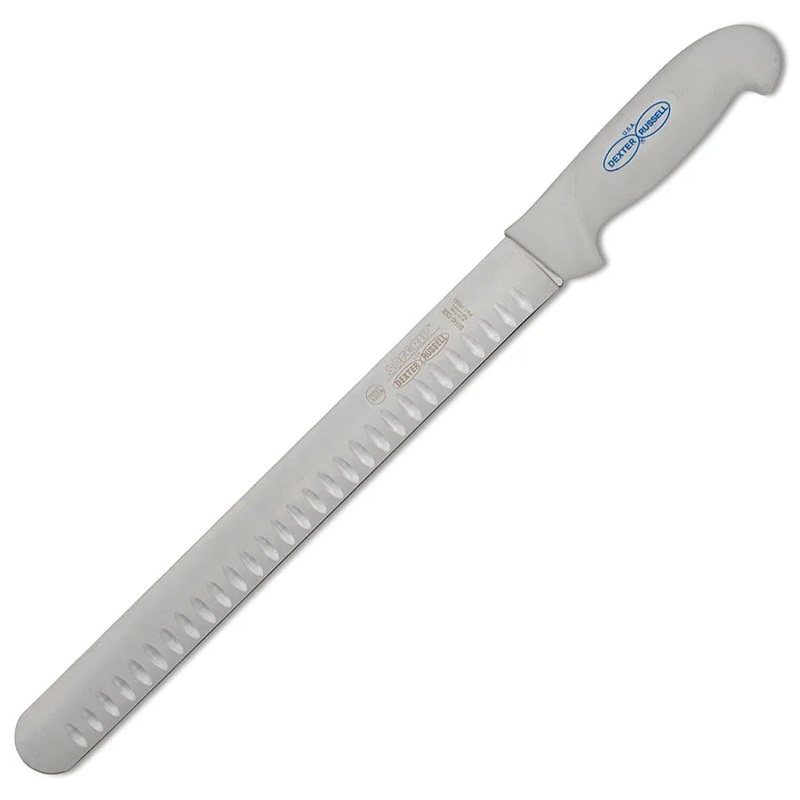 Slicer-Hollow Ground|White Hanle|Black Handle