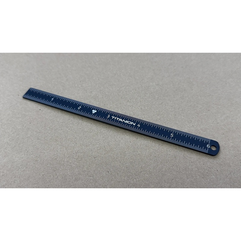 Titanium Pocket Ruler 6 Inch